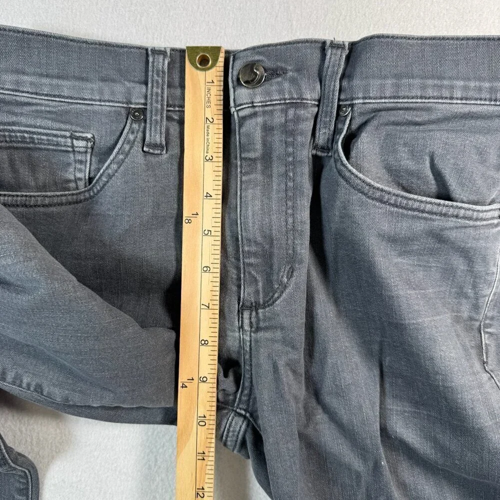 Joes Jeans Mens 29 Gray Straight Slim Mid Rise Stretch